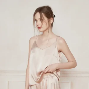 100% 22 Momme Mulberry Silk Pajamas